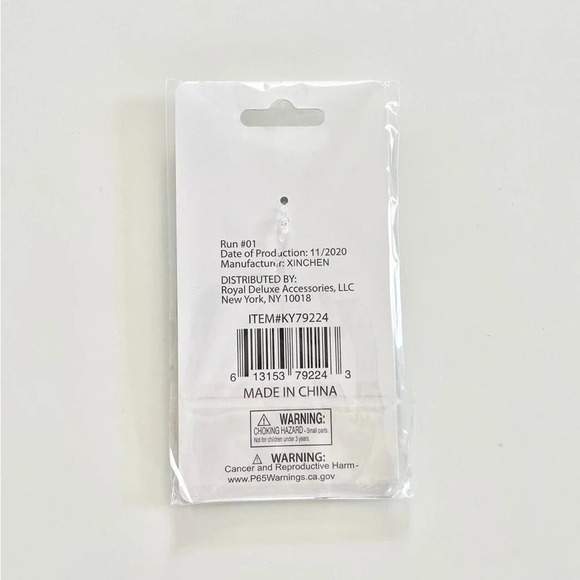 No-Touch Key and Door Handle Opener Keychain Red Heart Print Design - Picture 2 of 4